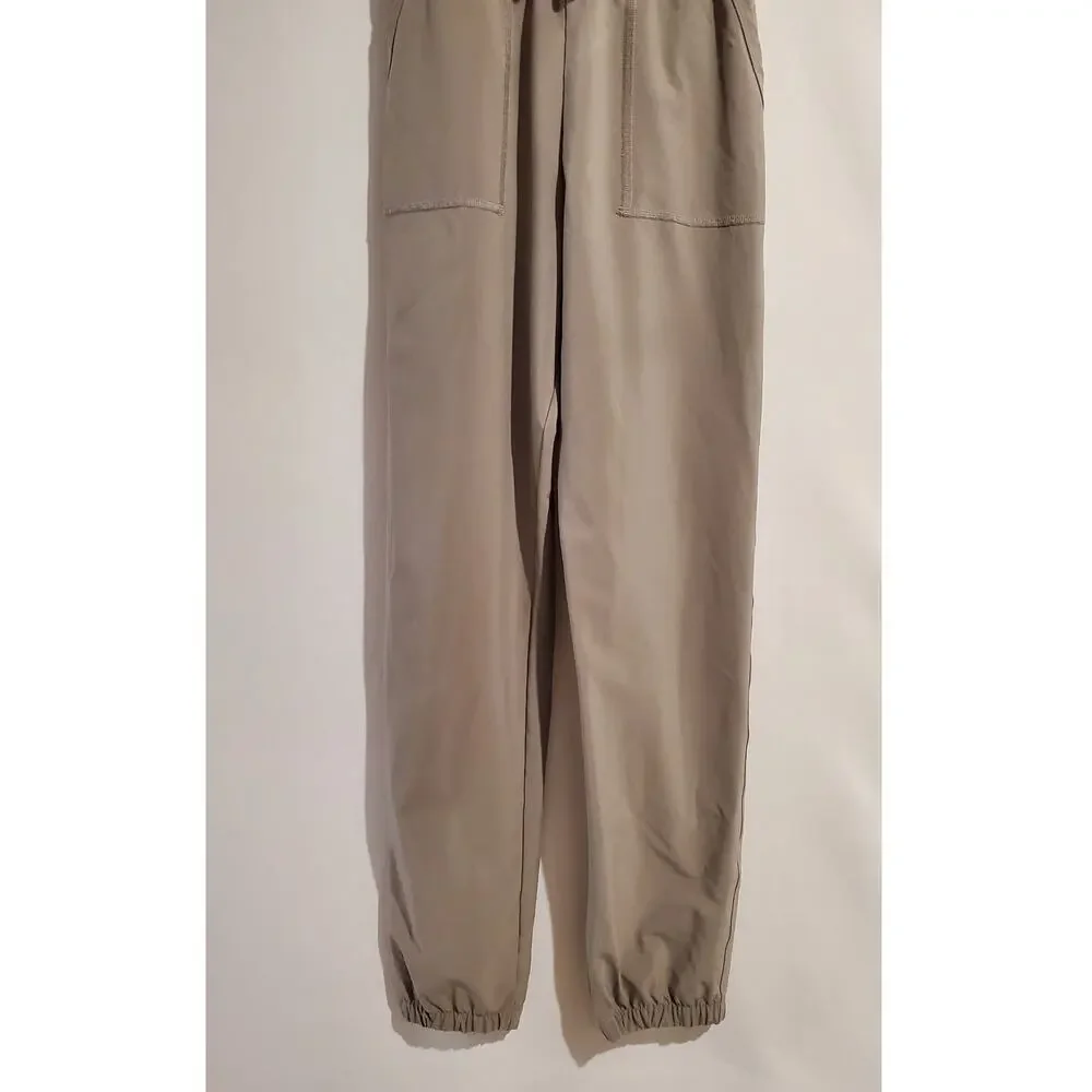 YPB Abercrombie Kids Smocked Jumpsuit Size 11/12 Performance Active Pockets